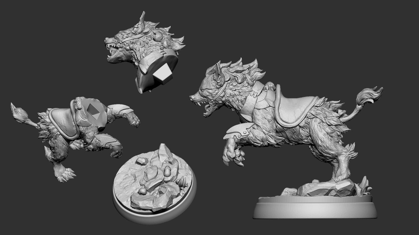 Hordog Goblin Raider from "Green Fury" by White Werewolf Tavern Miniatures