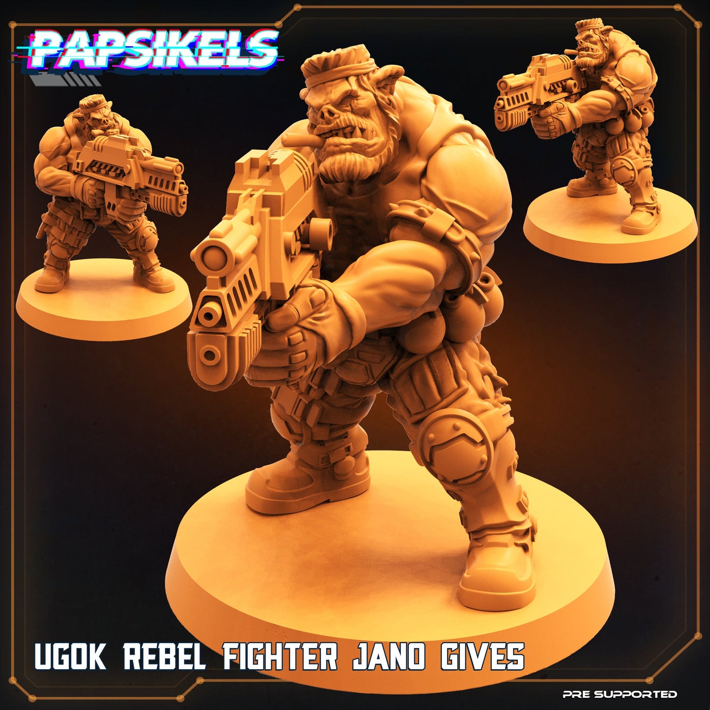 Ugok Rebel Fighters from "Dropship Troopers" by Papsikels Miniatures