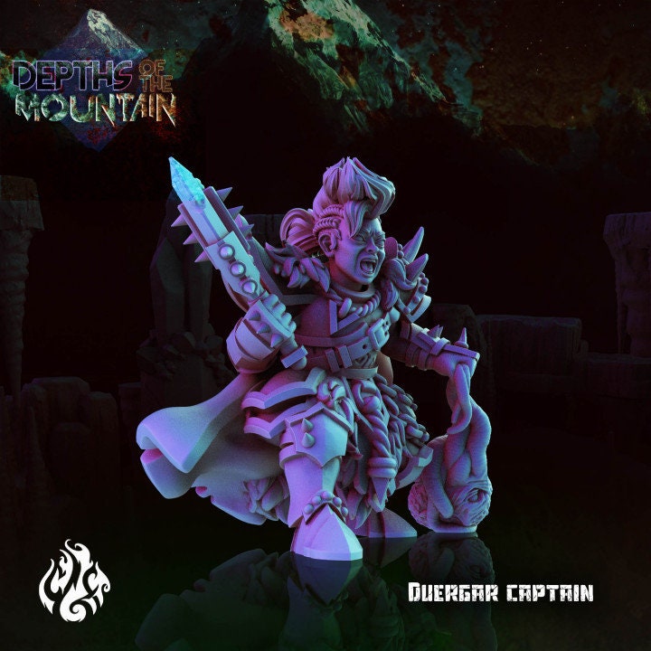Duergar Captain by Crippled God Foundry from "Depths of the Mountain"