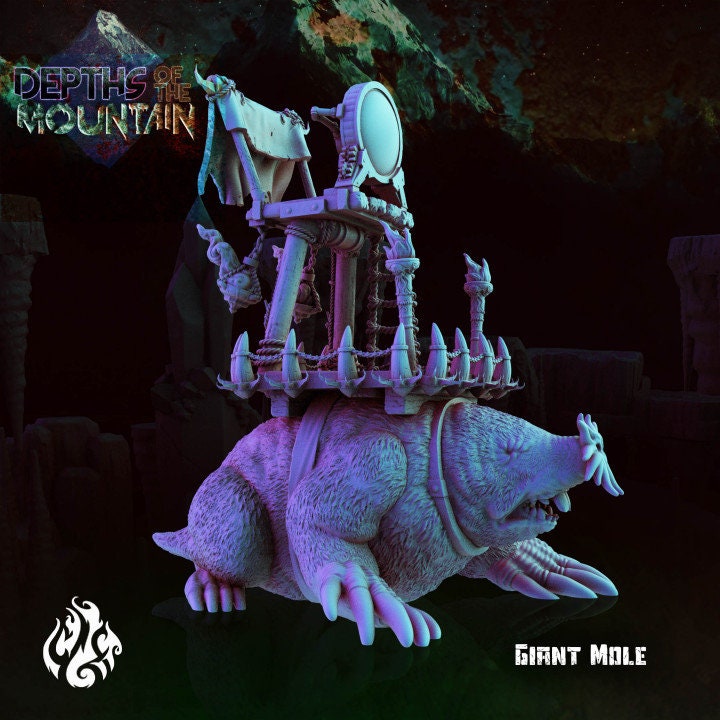 Giant Mole from Crippled God Foundry from "Depths of the Mountain"