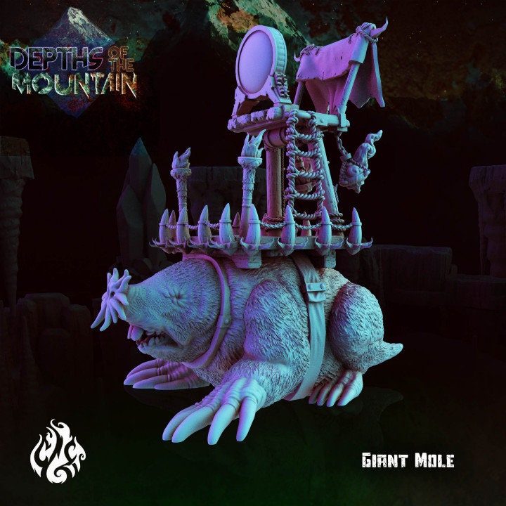 Giant Mole from Crippled God Foundry from "Depths of the Mountain"