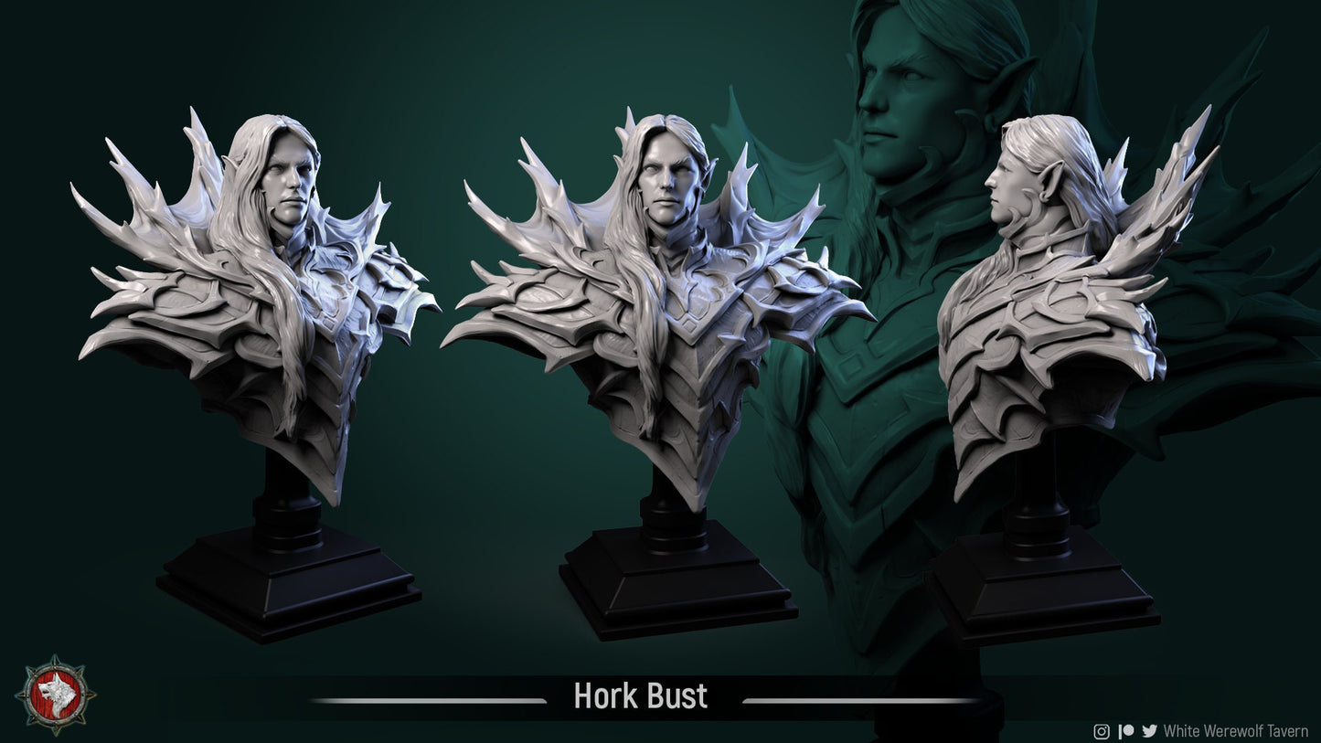 Hork Bust from "Castle of Blood" by White Werewolf Tavern