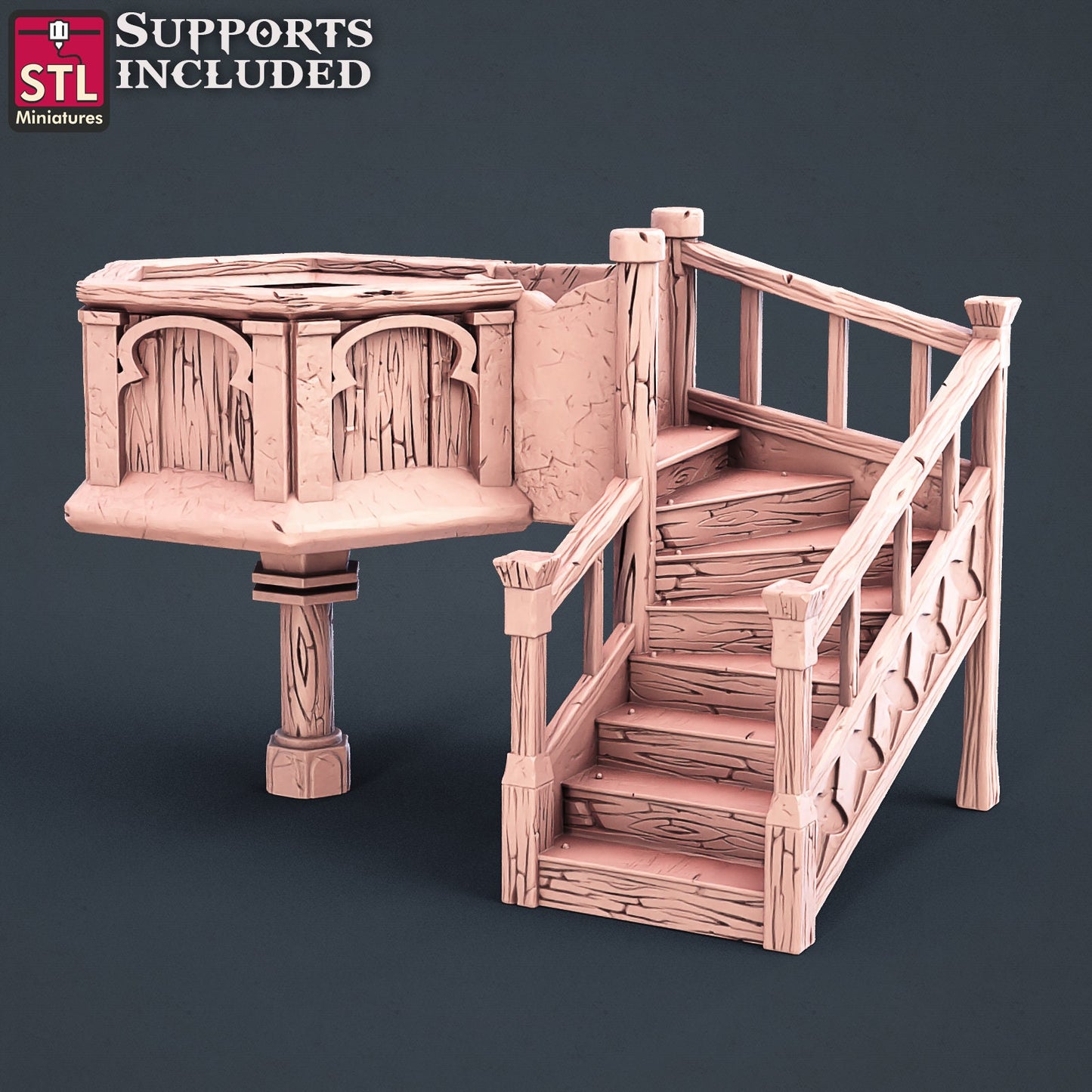 Abbey Monks Set by STL Miniatures