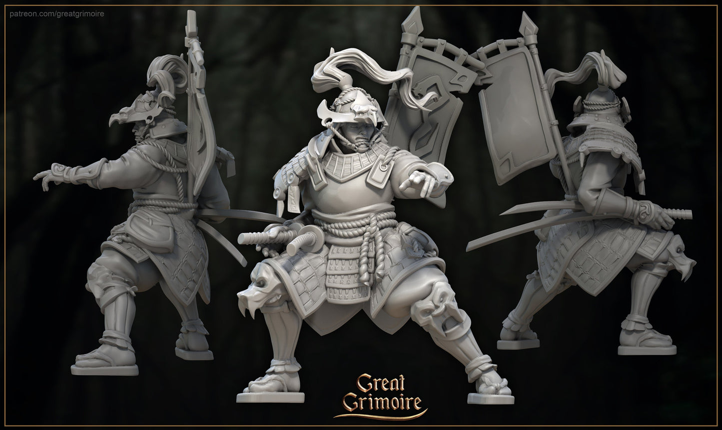 Akechi The Brave Ronin from "Lost Shrine of the Damned " by Great Grimoire Miniatures