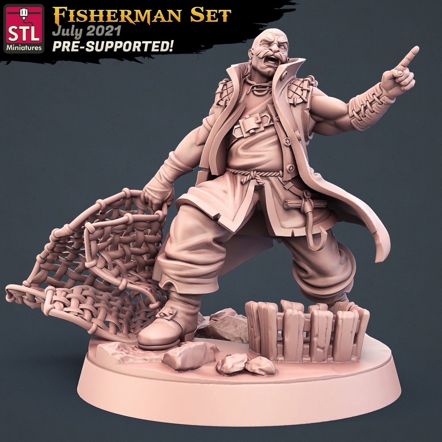 Fishermen Set by STL Miniatures