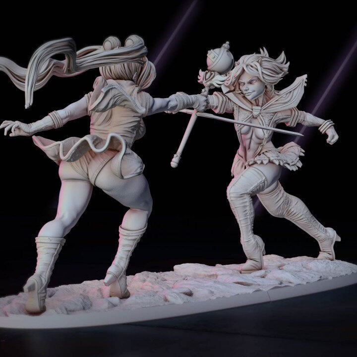 Magical Girls Collide by Gaz Miniatures