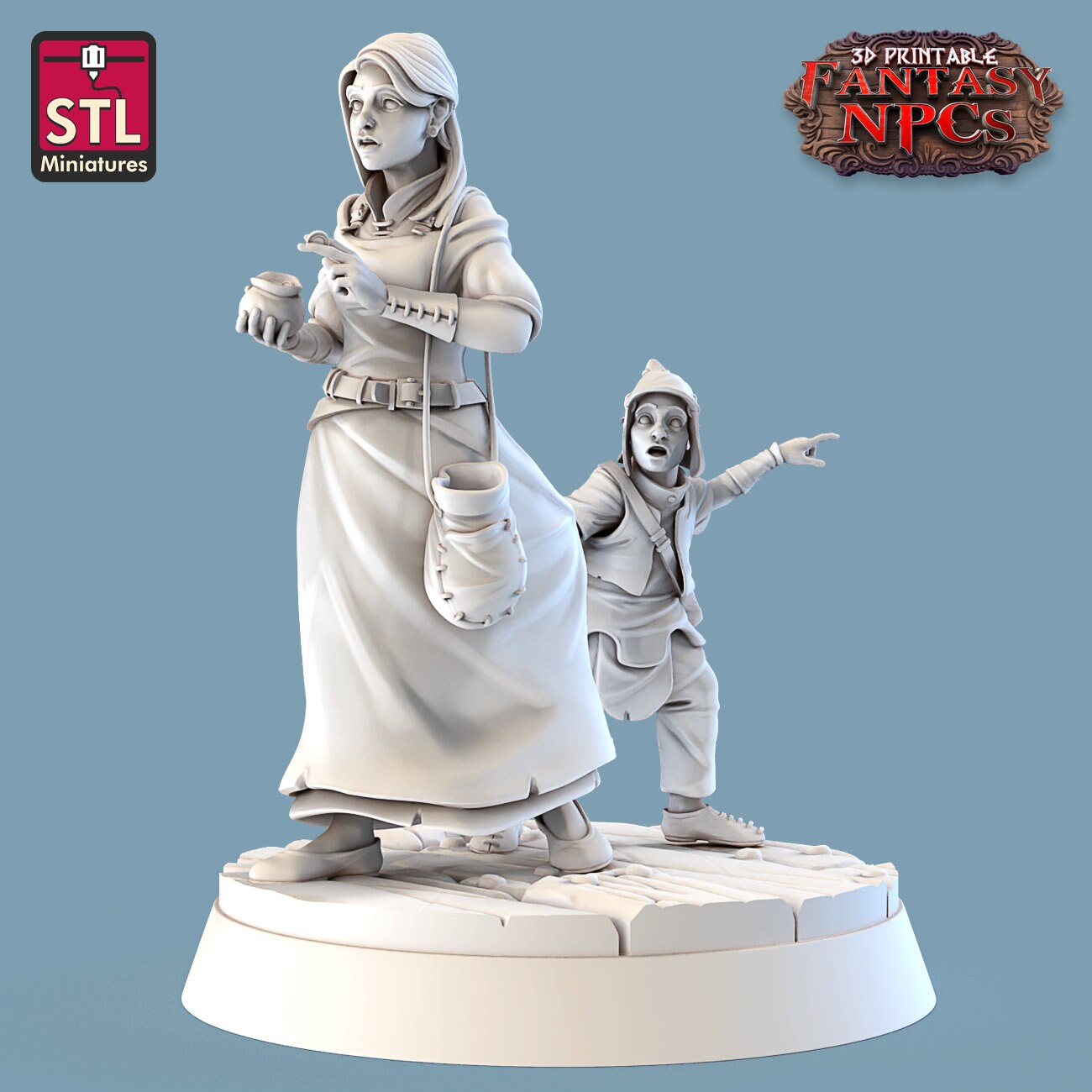 Fantasy NPCs by STL Miniatures