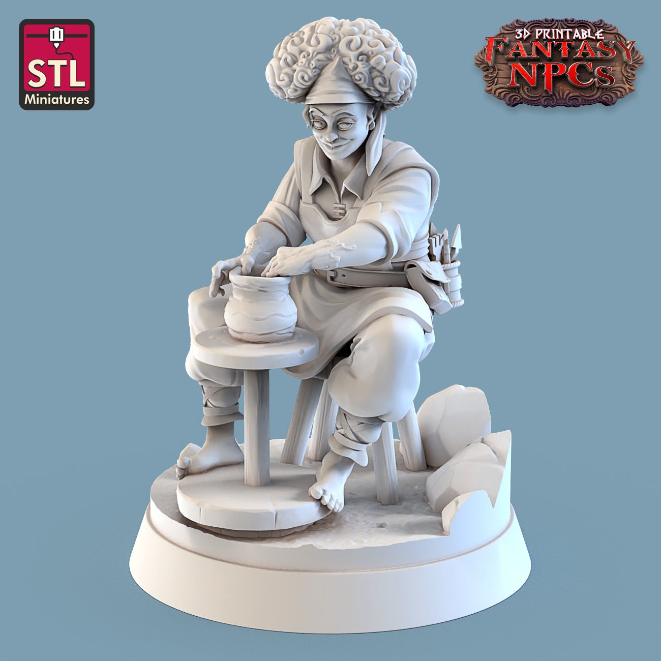 Fantasy NPCs by STL Miniatures