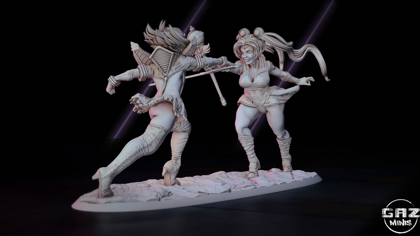 Magical Girls Collide by Gaz Miniatures