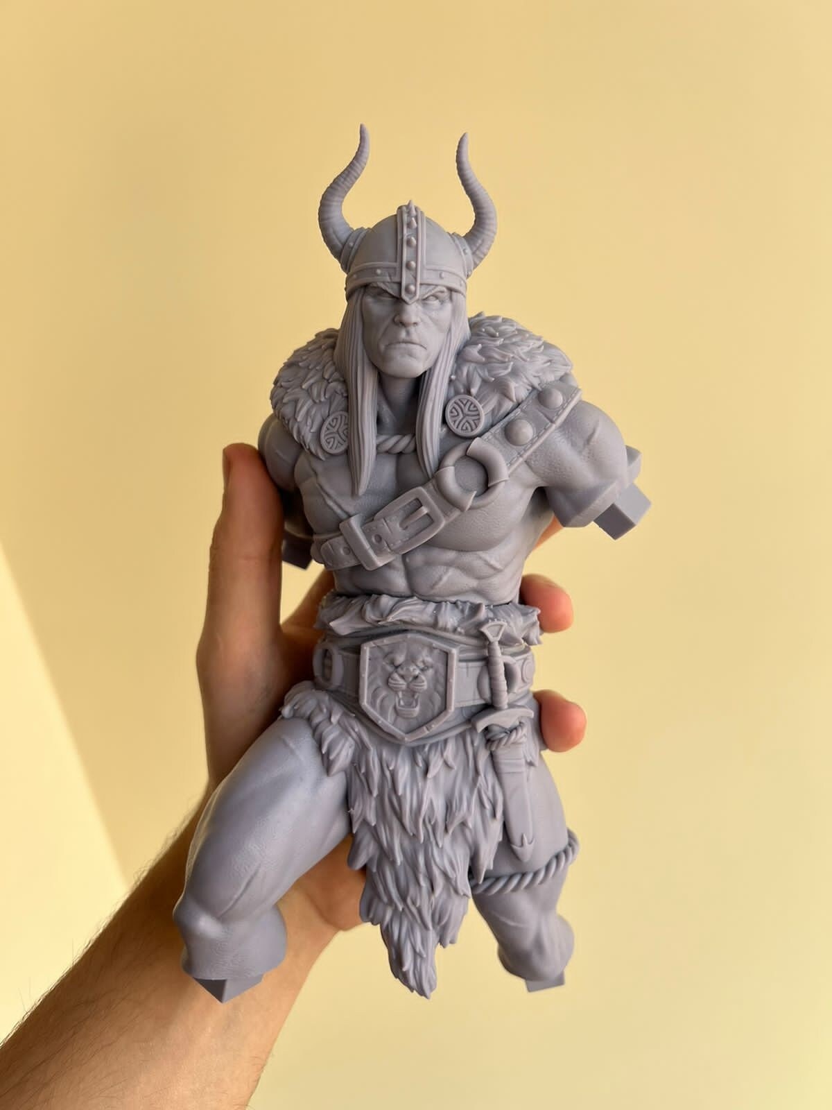 Kreyvos Barbarian Statue by Primal Collectibles Miniatures