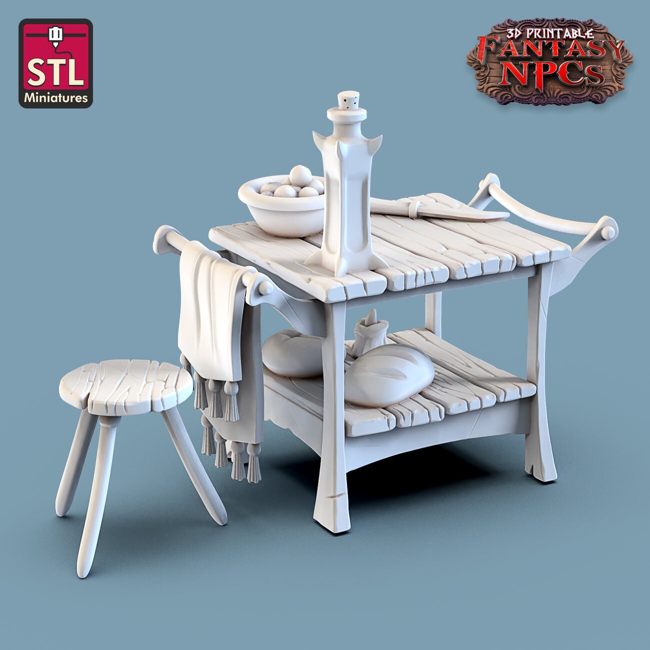 Cook Set by STL MIniatures