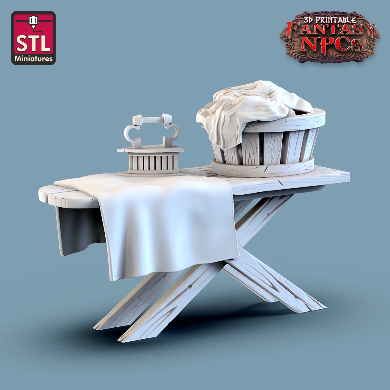 Laundry Set by STL Miniatures