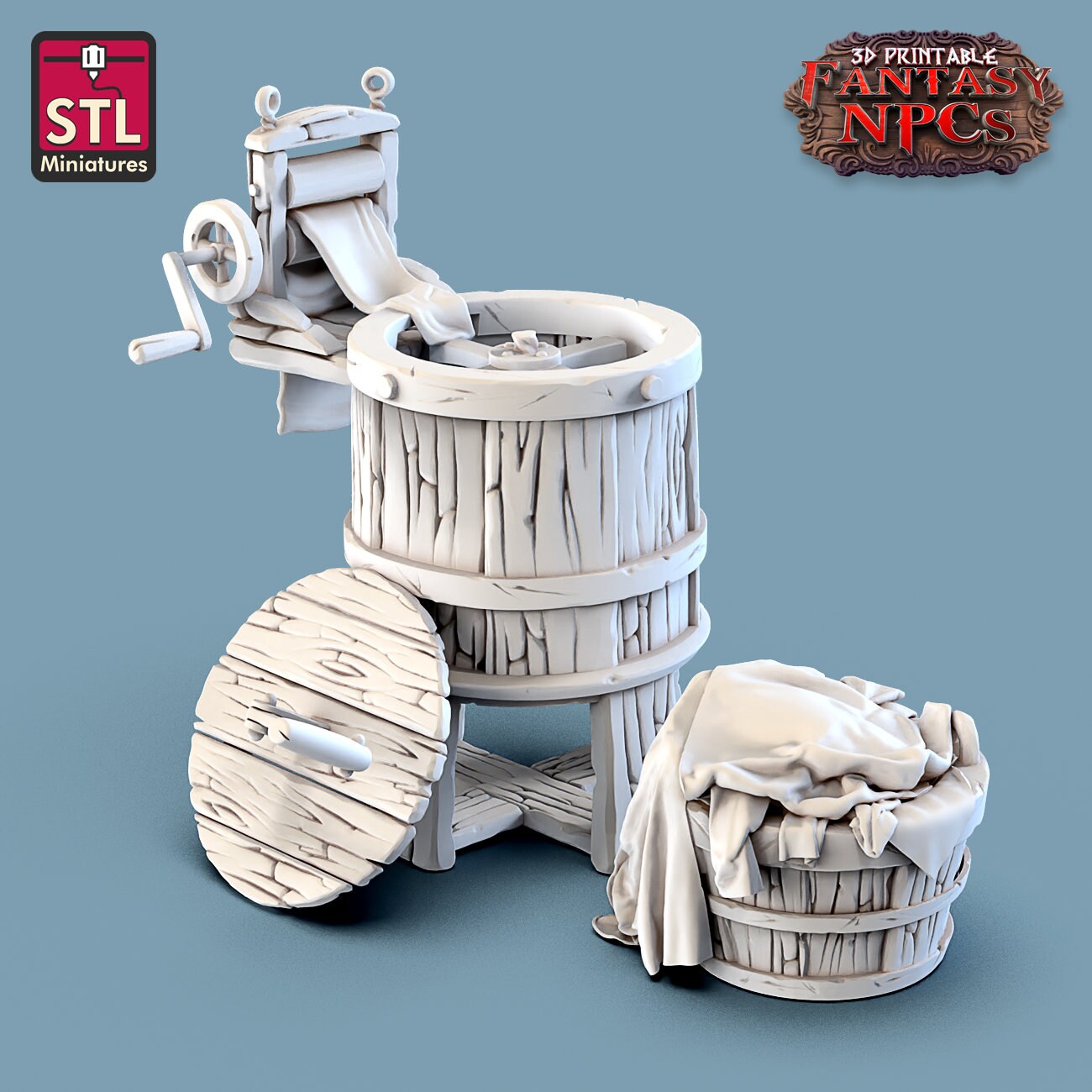 Laundry Set by STL Miniatures