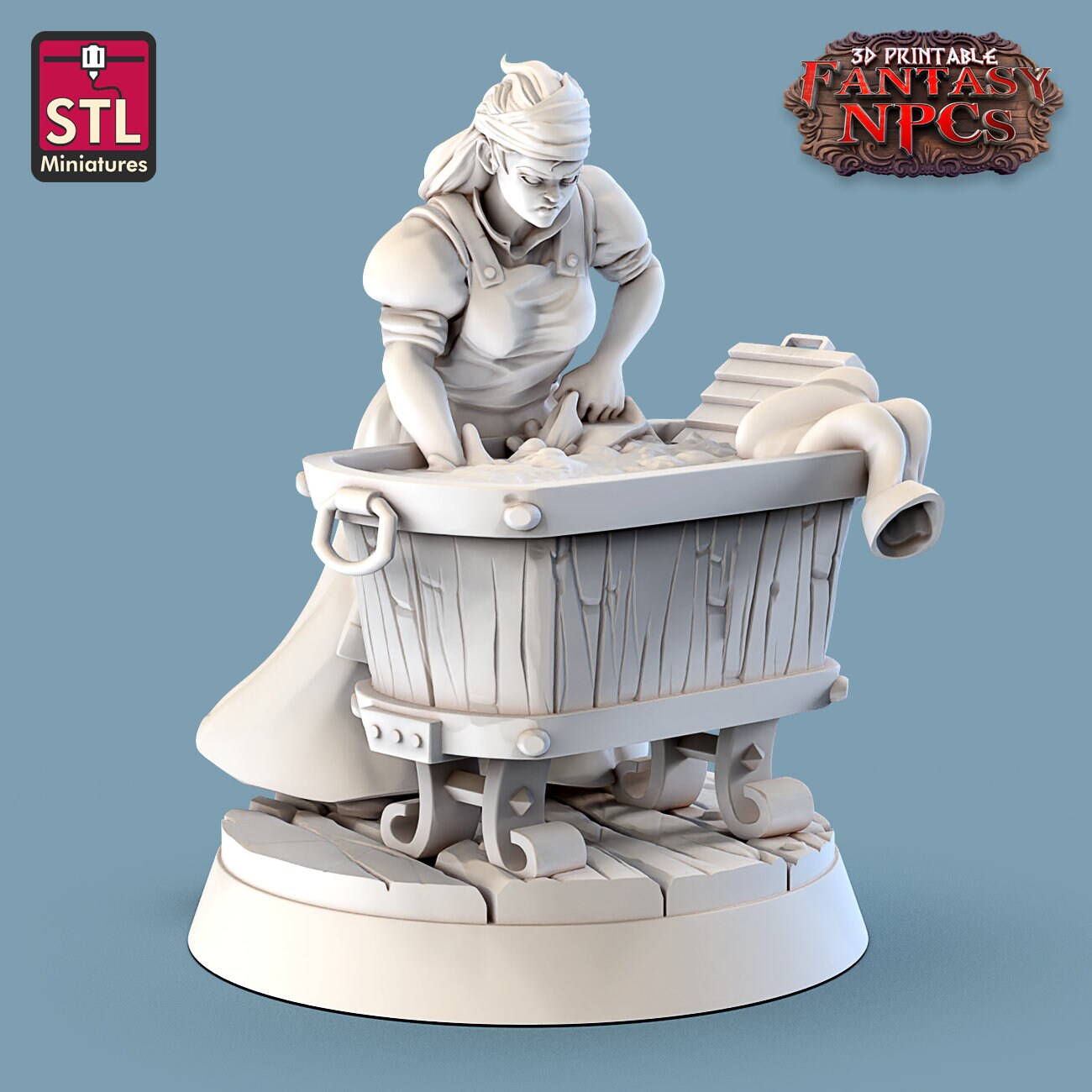 Laundry Set by STL Miniatures