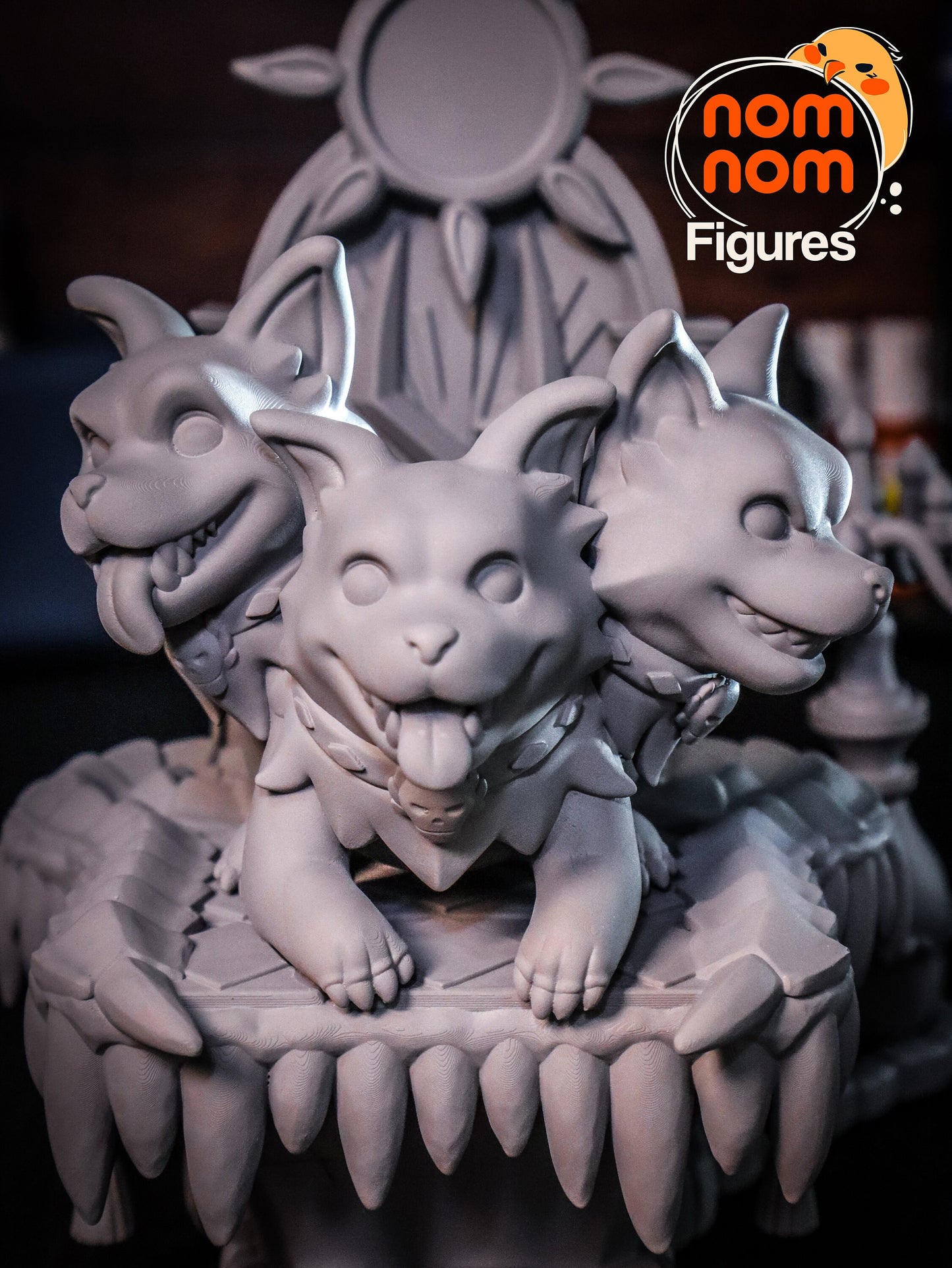 Chibi Cerebus from Hades by Nomnom Figures