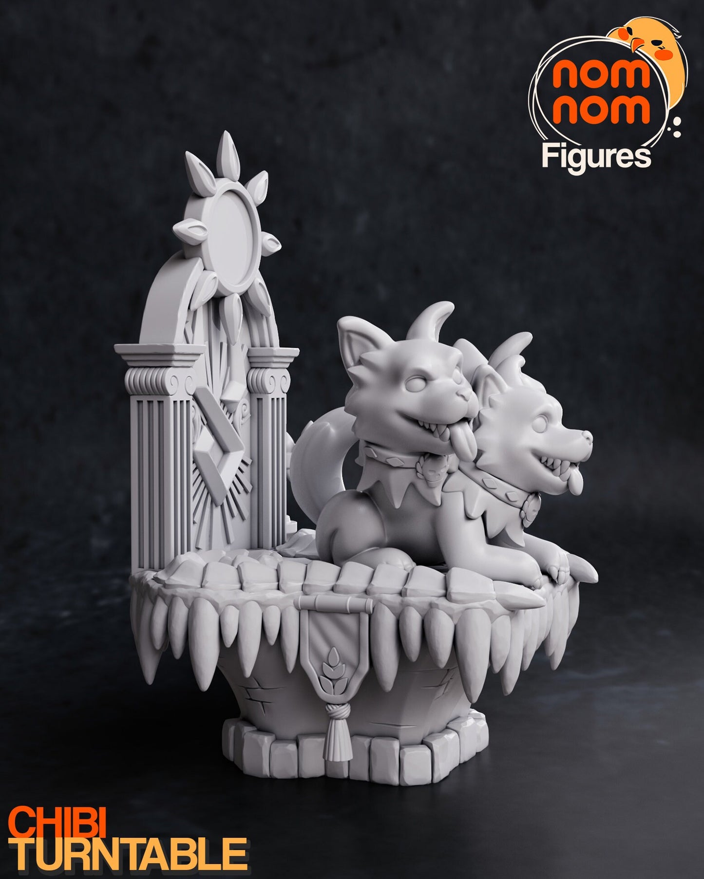 Chibi Cerebus from Hades by Nomnom Figures
