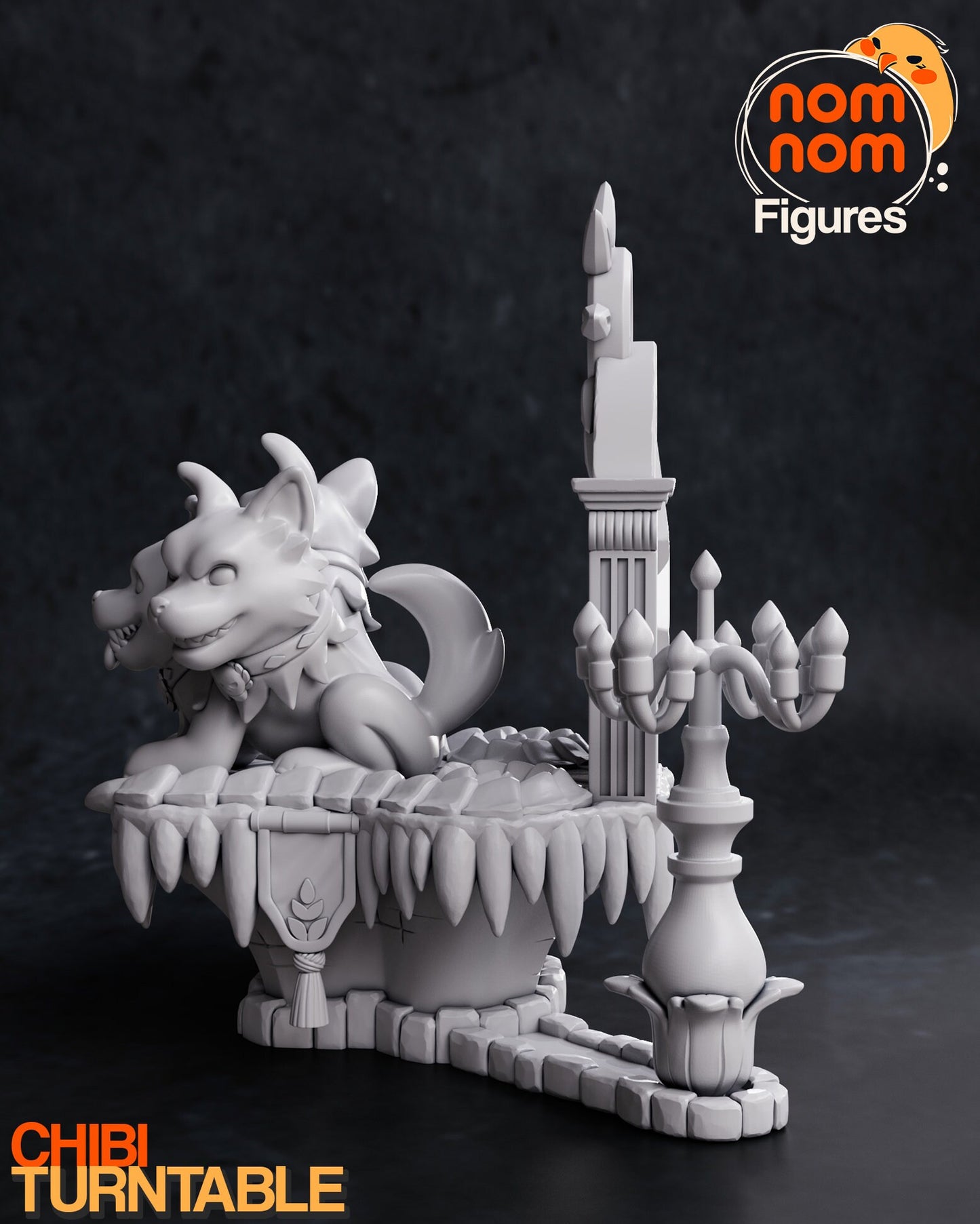 Chibi Cerebus from Hades by Nomnom Figures