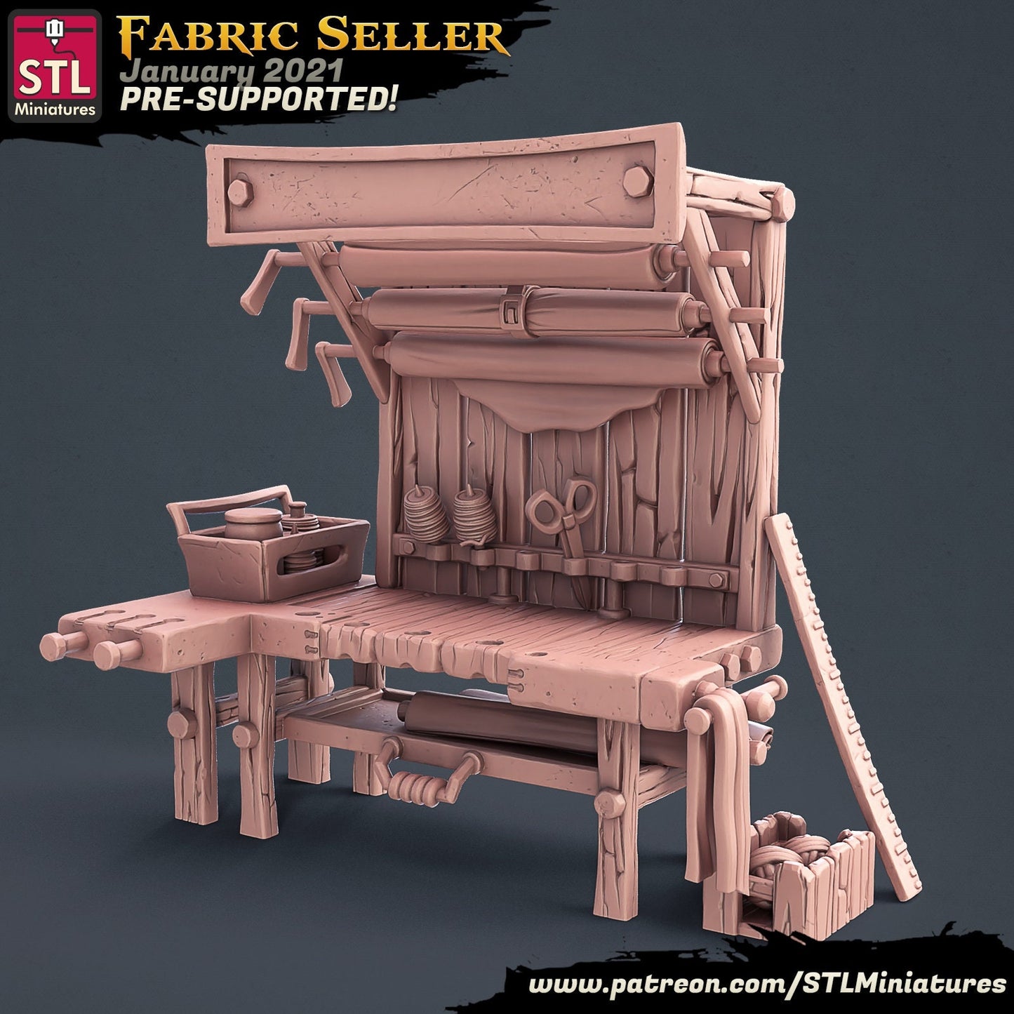 Fabric Seller by STL Miniatures