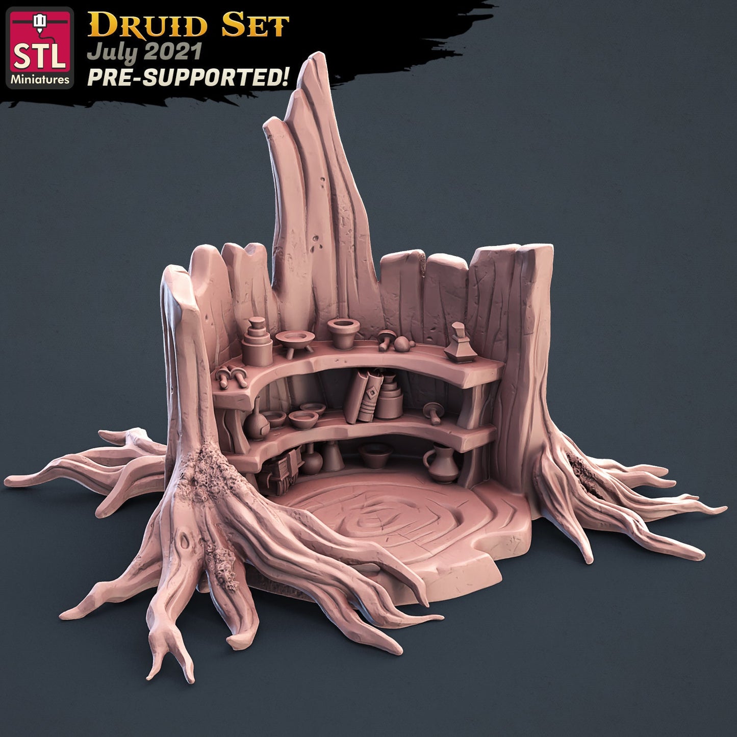 Druid Set by STL Miniatures