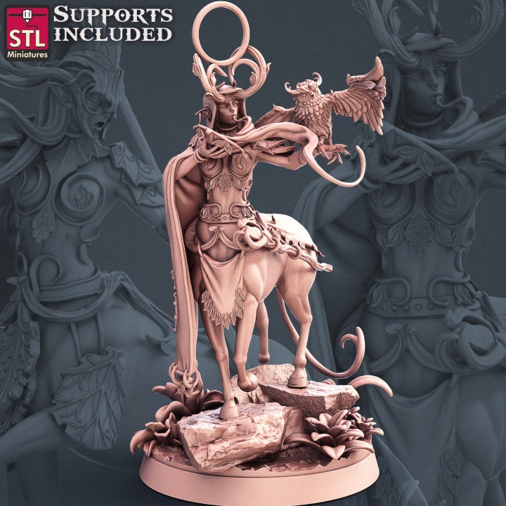 Elf Centaur Set by STL Miniatures