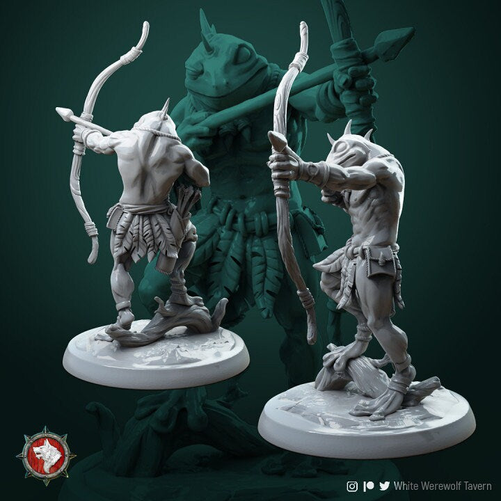 Froggls from "Circle of Druids" by White Werewolf Tavern Miniatures
