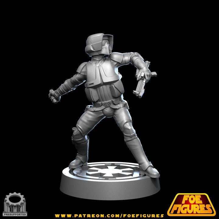 Scout Soldiers Squad by Foe Figures Miniatures