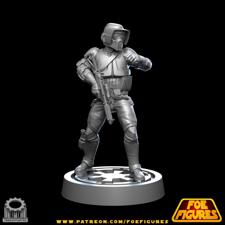 Scout Soldiers Squad by Foe Figures Miniatures