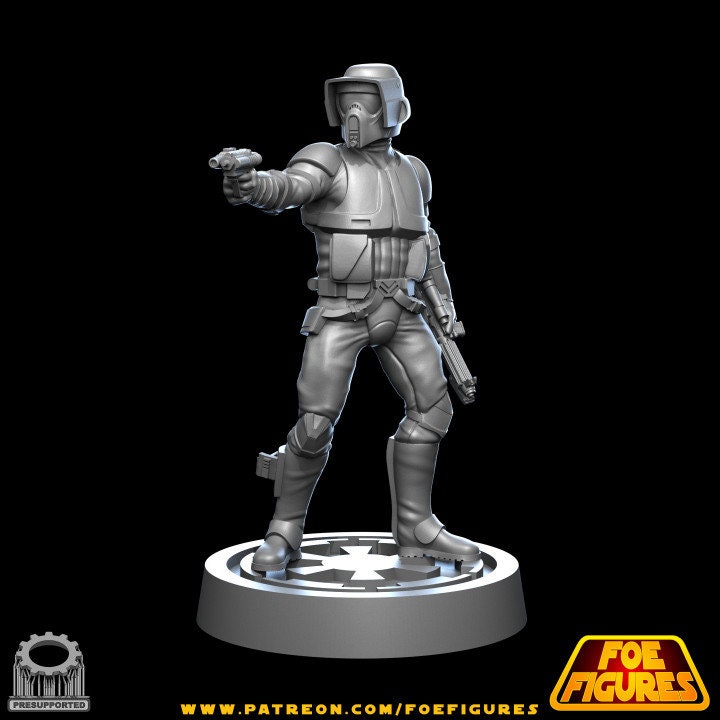 Scout Soldiers Squad by Foe Figures Miniatures
