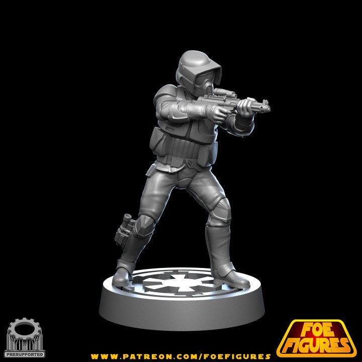 Scout Soldiers Squad by Foe Figures Miniatures