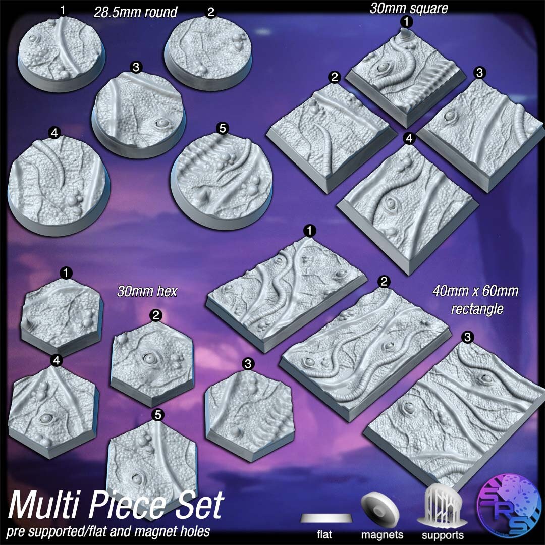 Biomass Bases by Where Legends Stand Miniatures