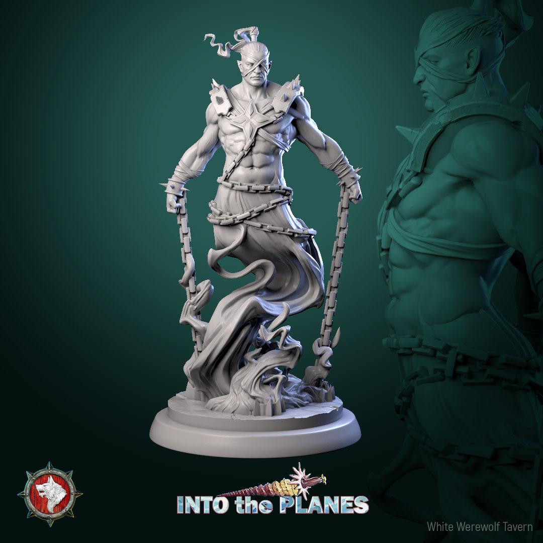 Djinni from Into the Planes by White Werewolf Tavern Miniatures