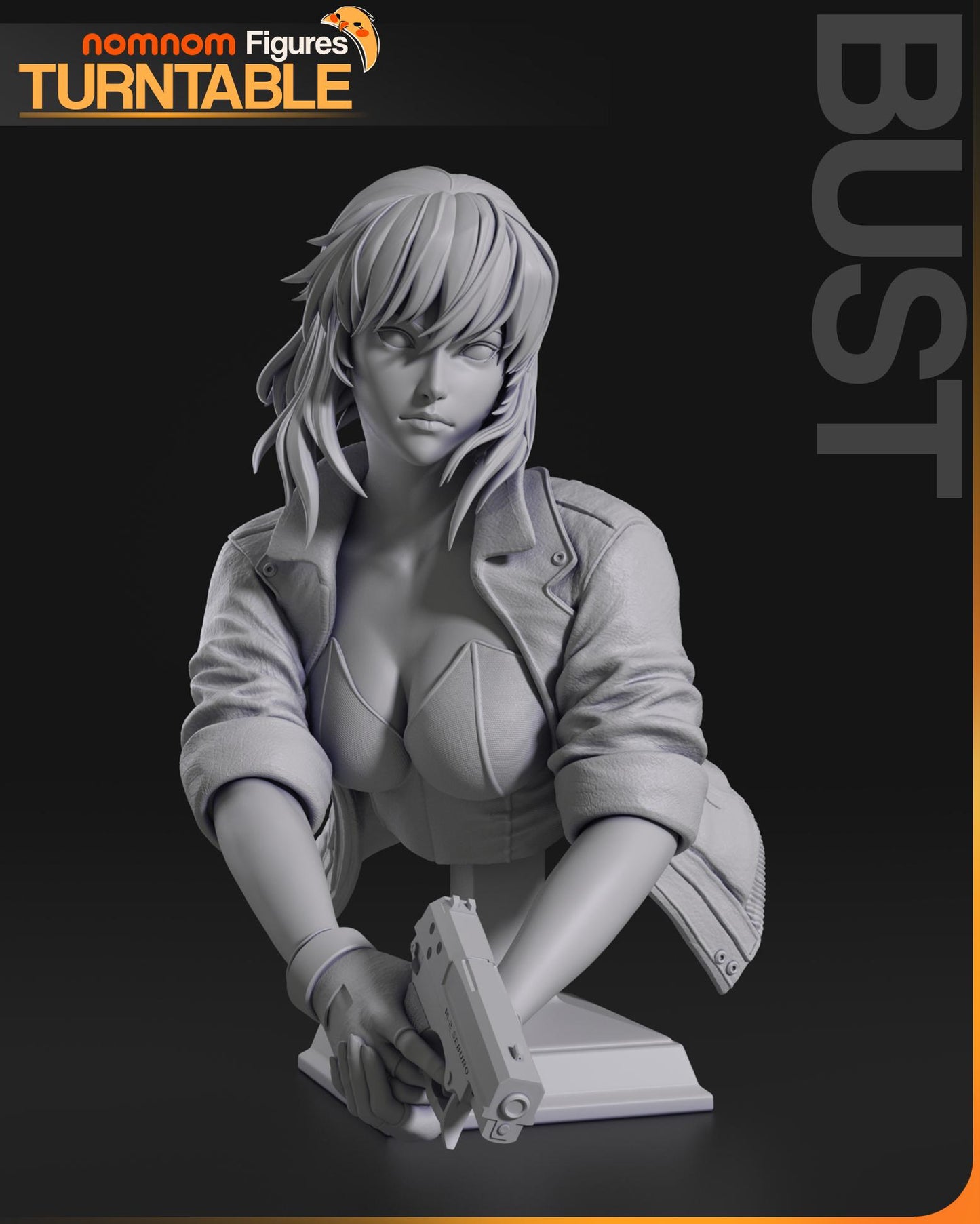 Motoko Statue Model Kit by Nomnom Figures