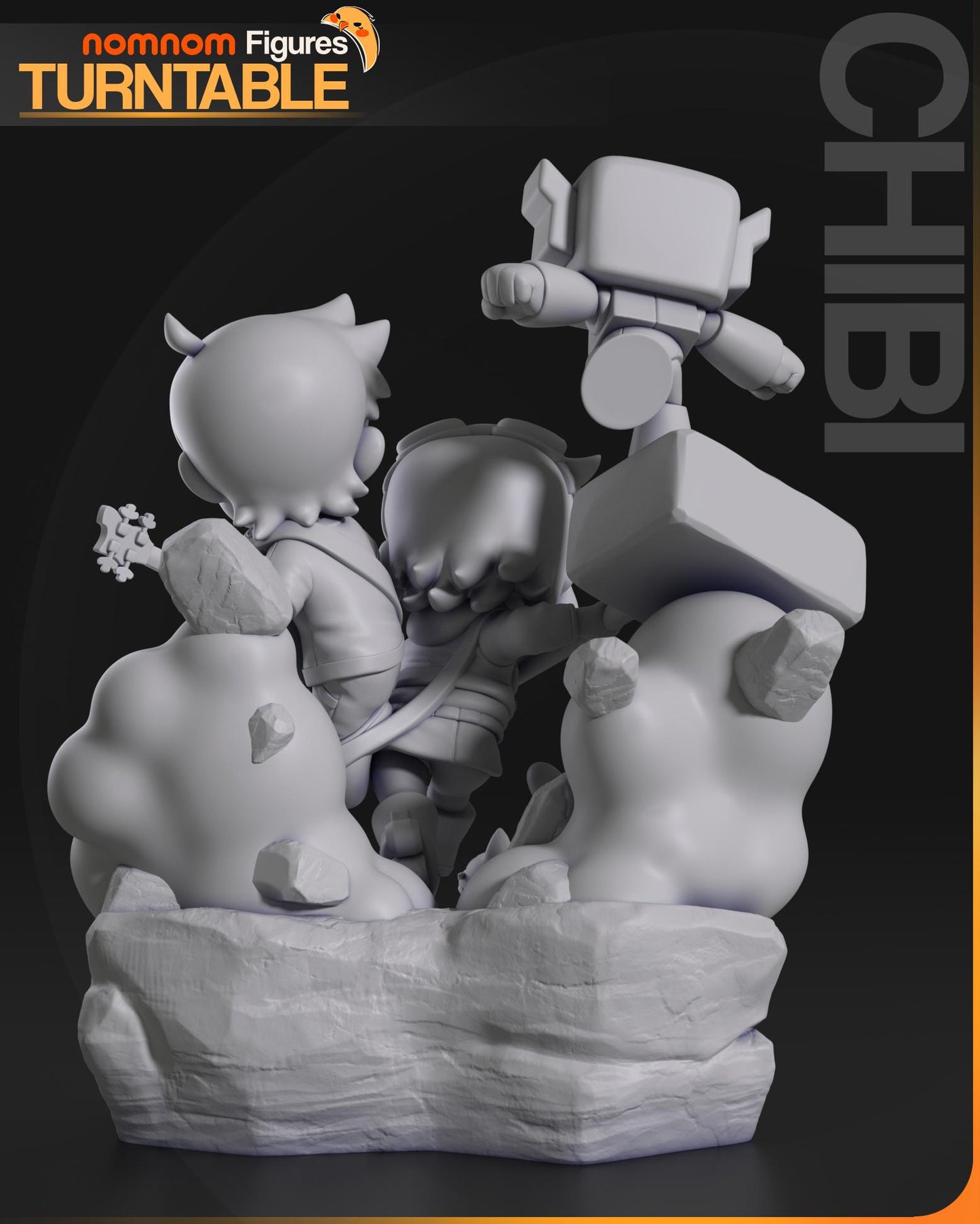 Chibi Ramona Statue Model Kit by Nom Nom Figures