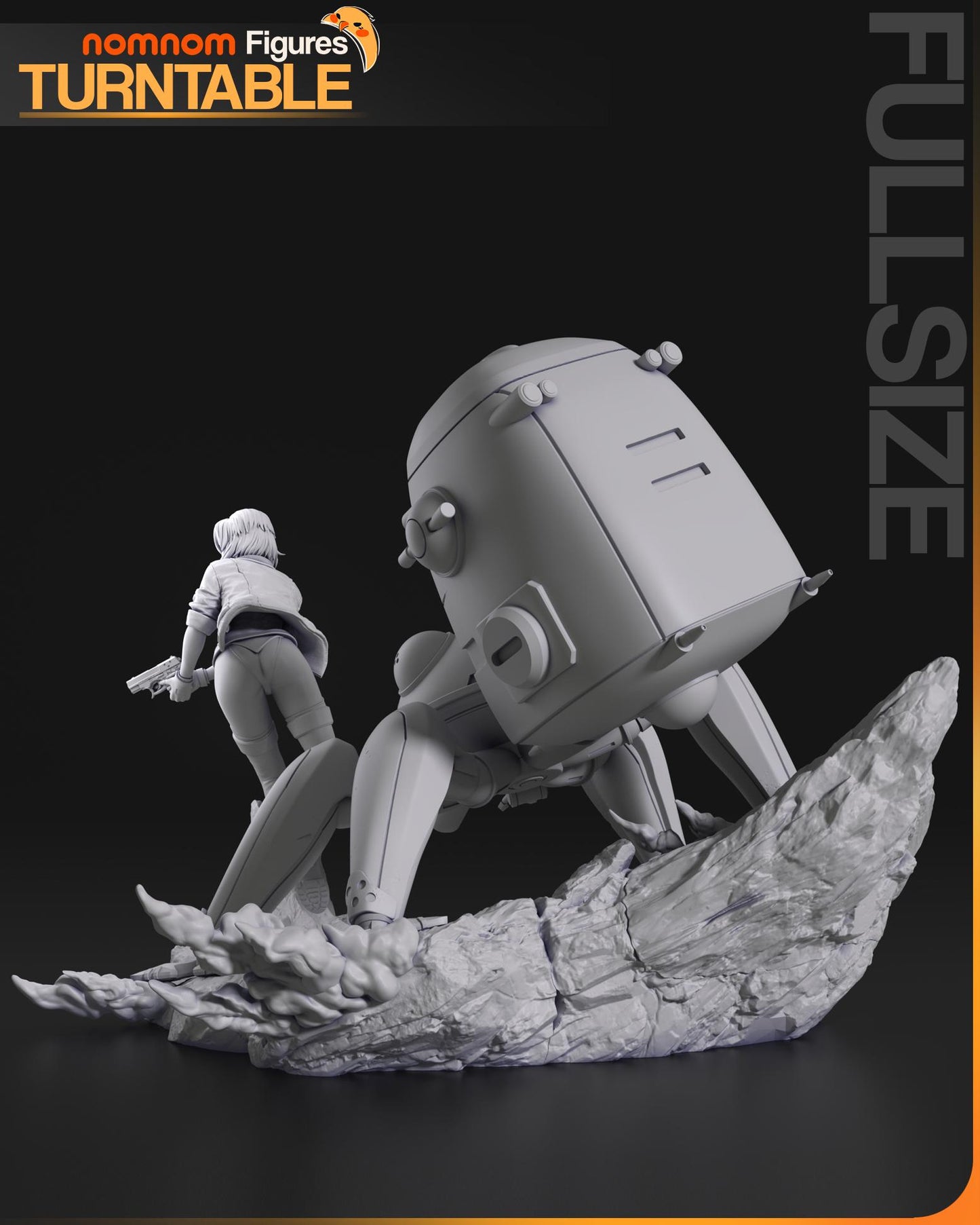 Motoko Statue Model Kit by Nomnom Figures