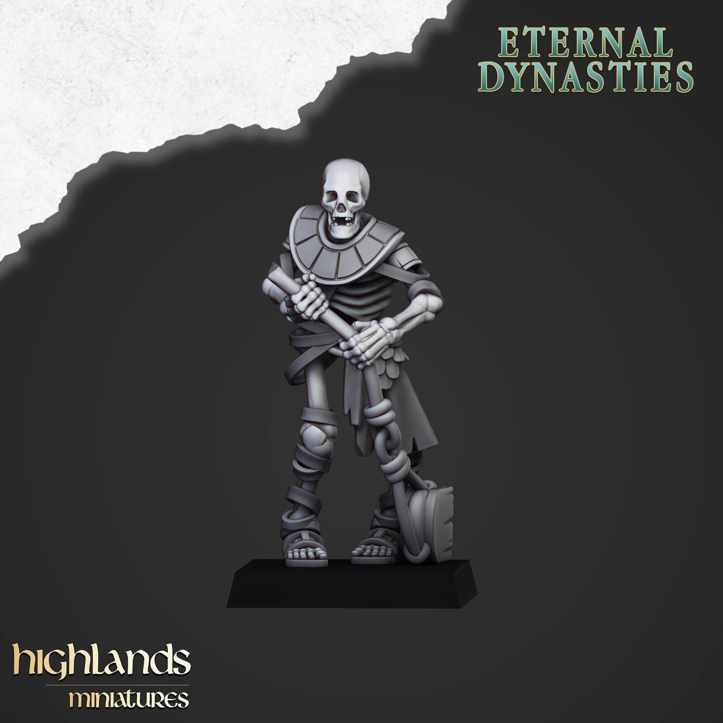 Ancient Stone Thrower From Eternal Dynasties By Highland Miniatures
