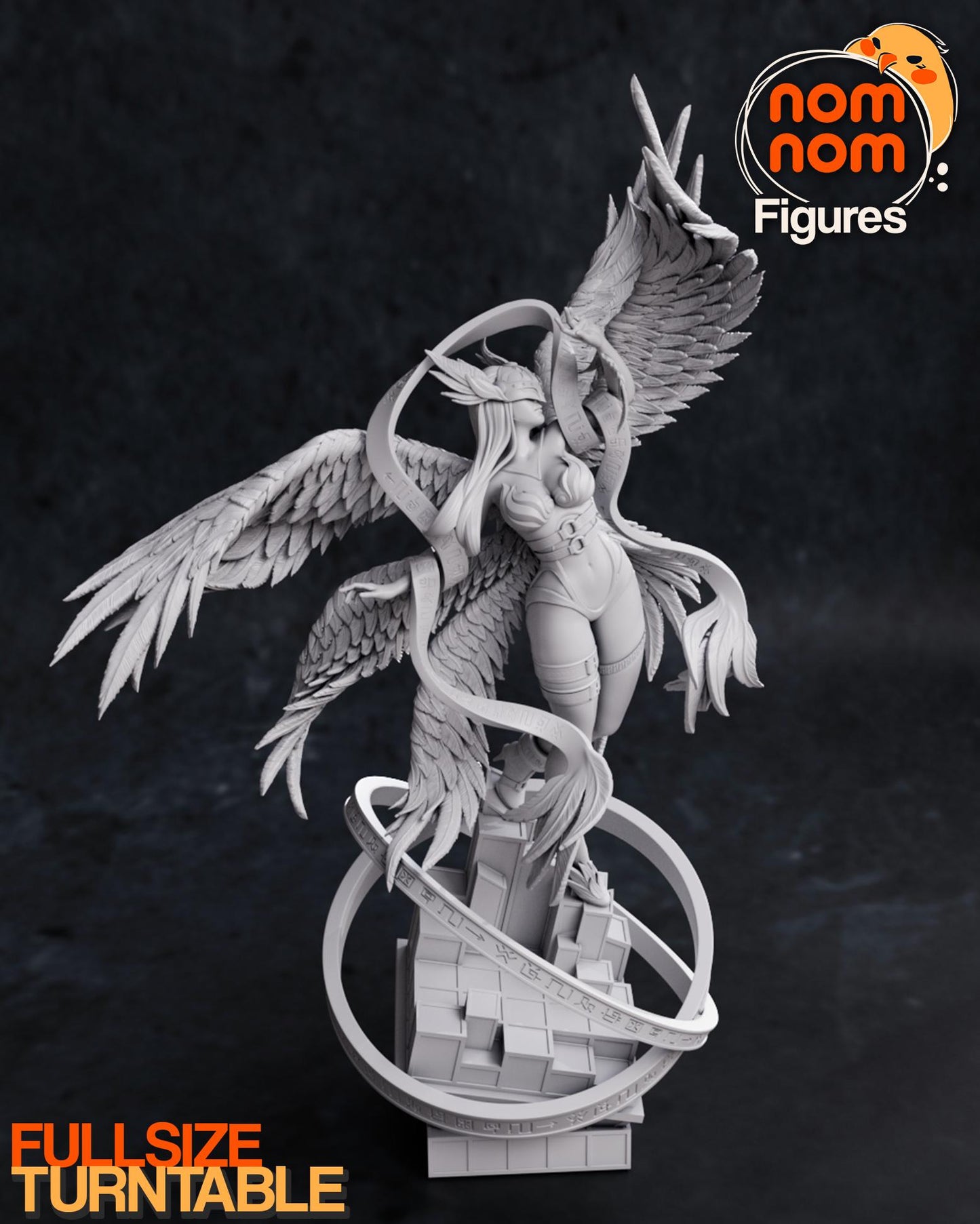 Angewoman Statue Model Kit by Nomnom Figures