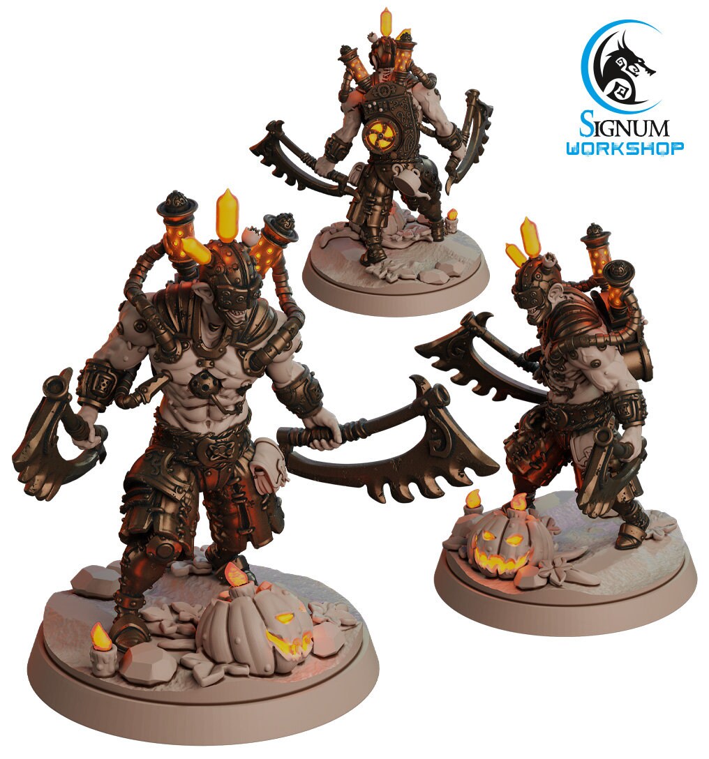 Experimental Warriors from "Last Harvest Parade" by Signum Workshop Miniatures