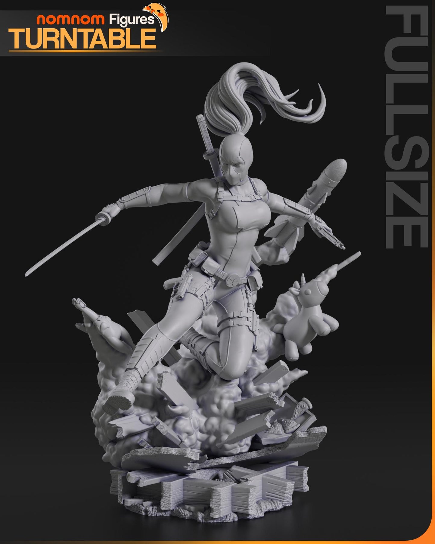 Lady DP Statue Model Kit by Nomnom Figures