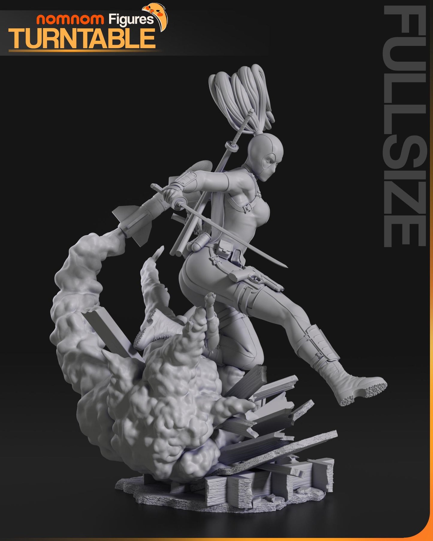 Lady DP Statue Model Kit by Nomnom Figures
