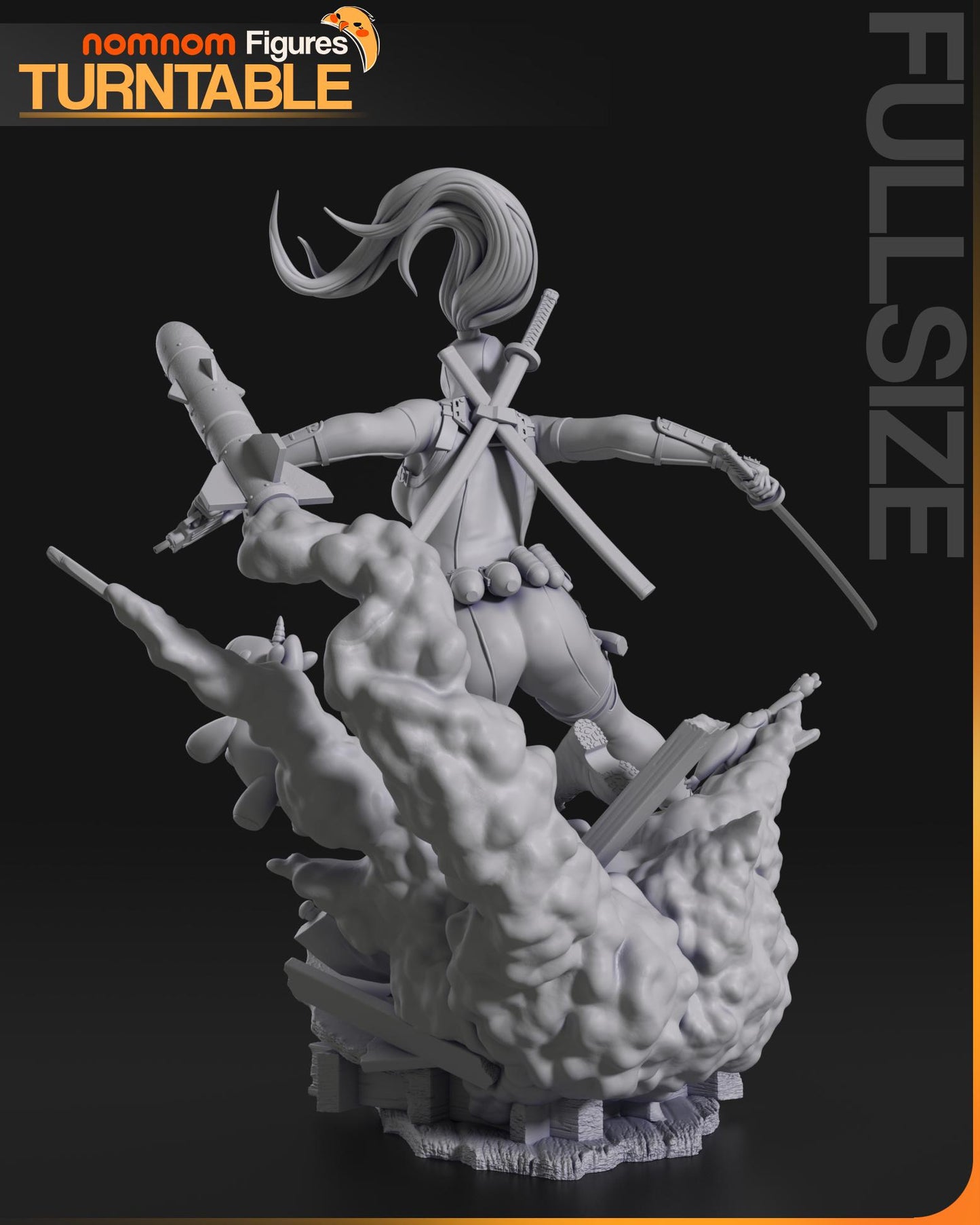 Lady DP Statue Model Kit by Nomnom Figures