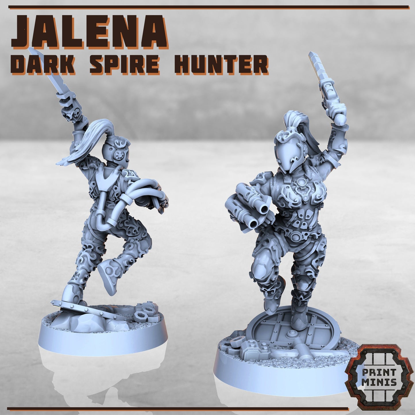 Dark Spire Hunters Gang by Print Minis Miniatures