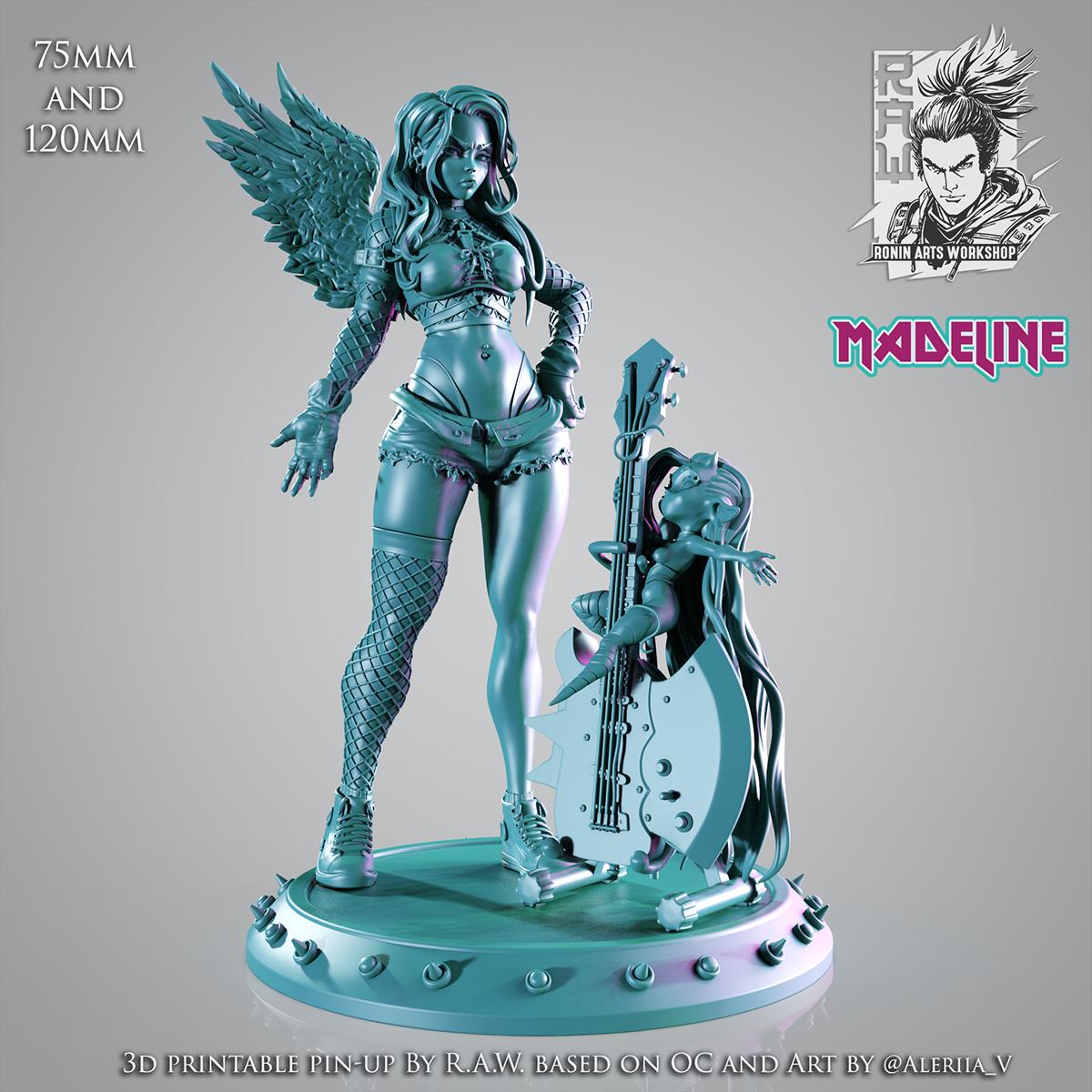 Madeline Pin Up Ronin Arts Workshop