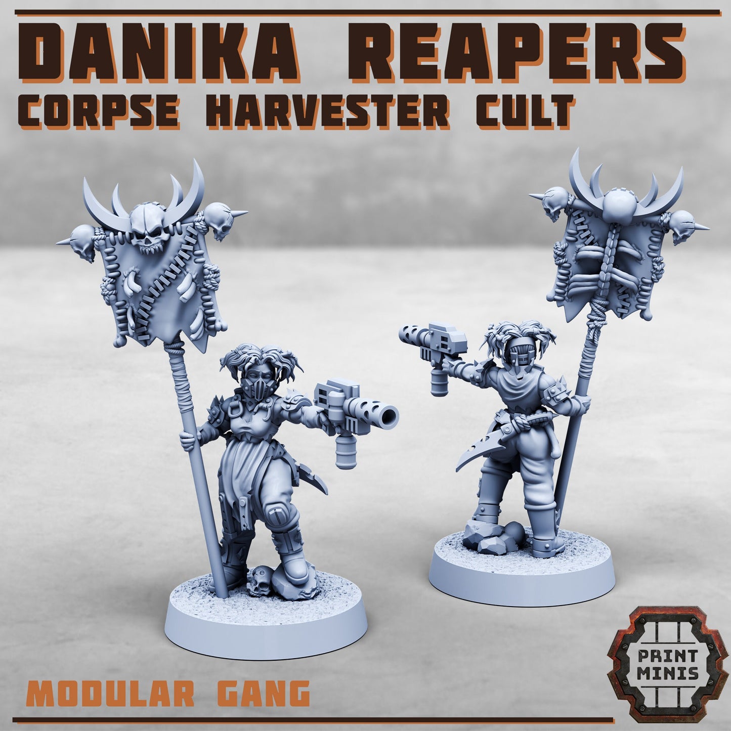 Danika Reapers Gang by Print Minis Miniatures