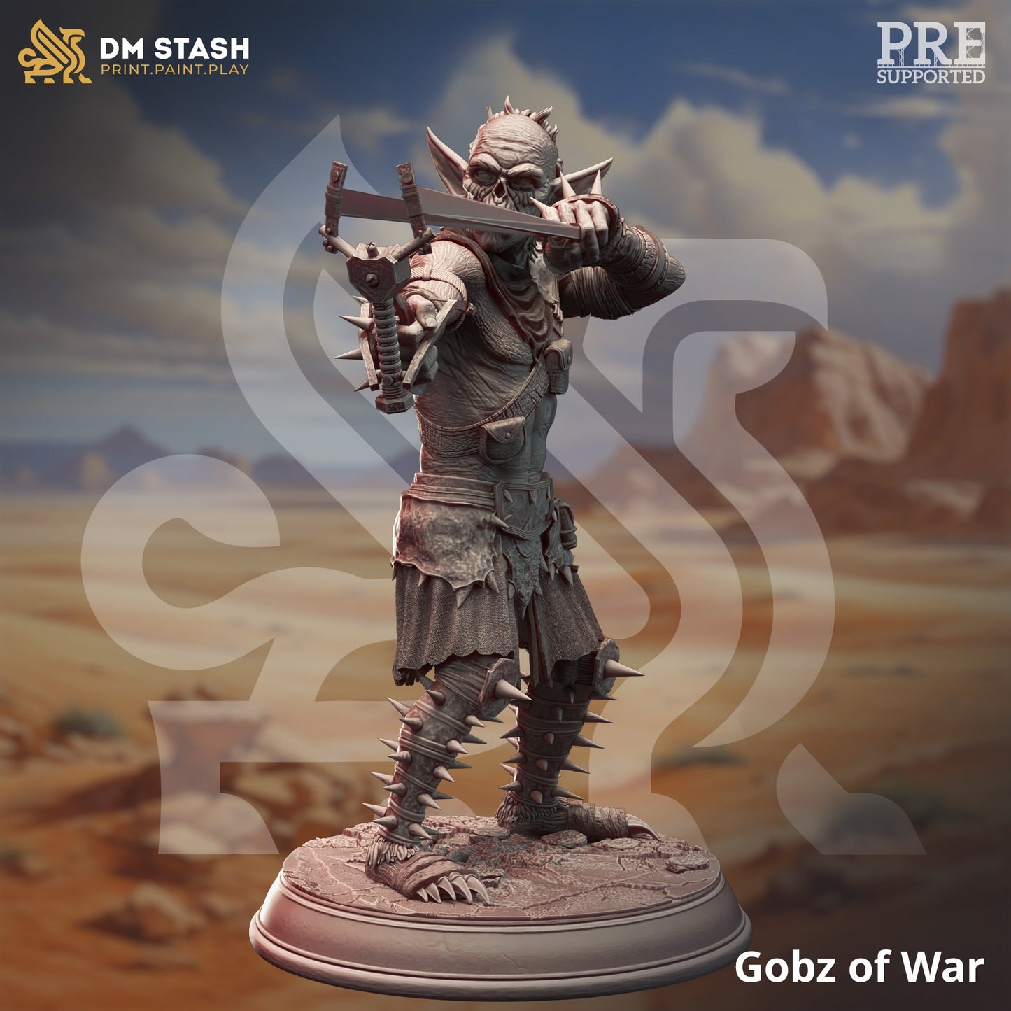 Gobz of War from "Orcish Incursion" by DM Stash Miniatures