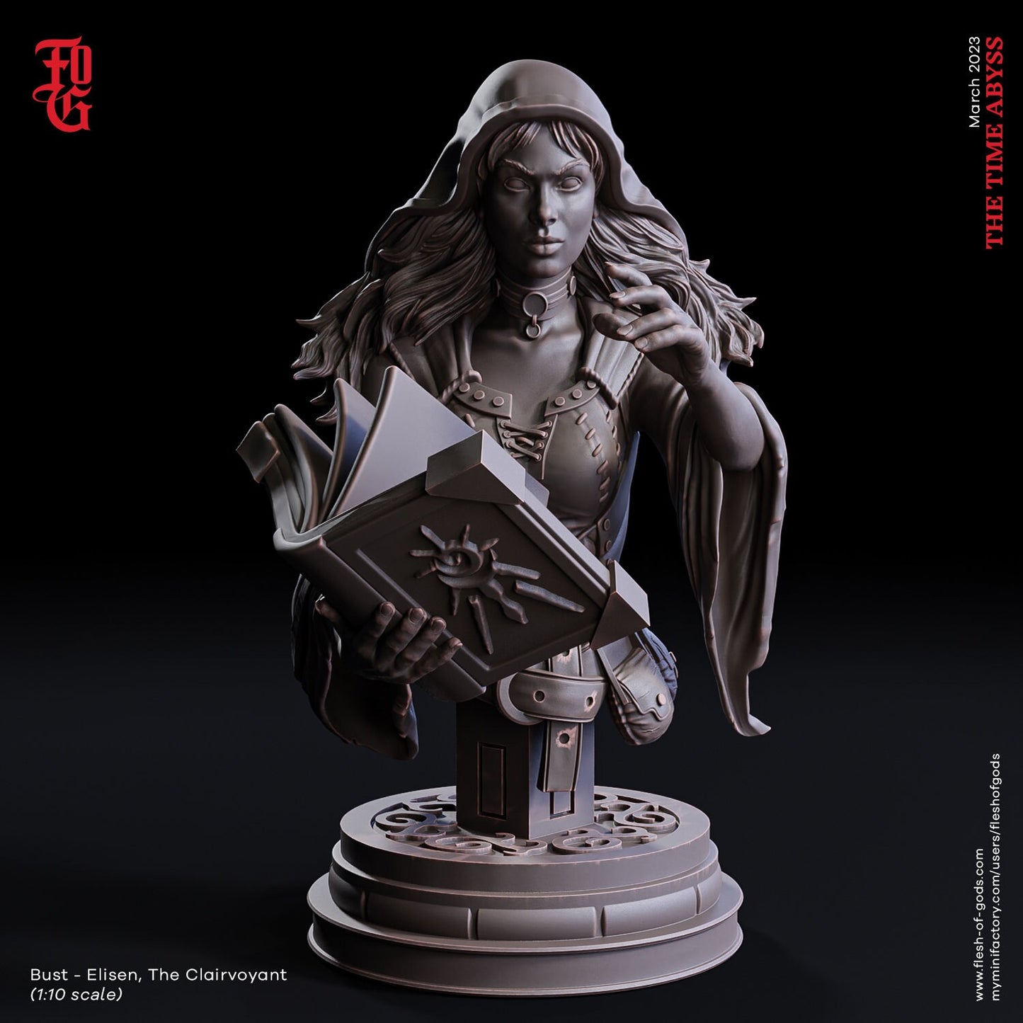 Elisen The Clairvoyant from "Time Abyss" by Flesh of Gods Miniatures
