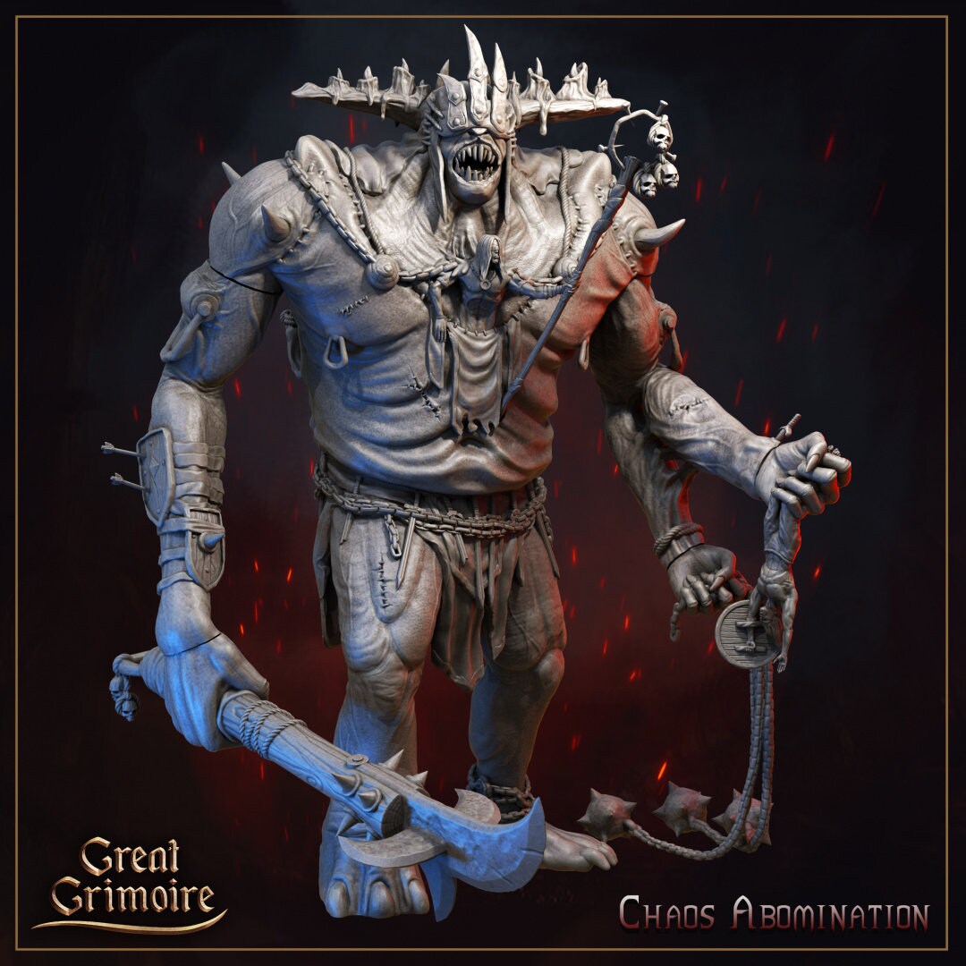 Chaos Abomination from "Burning Chaos" by Great Grimoire Miniatures
