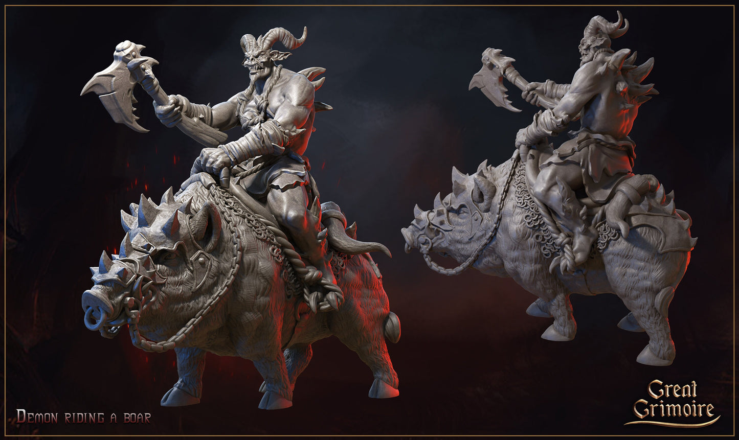 Demon Legion from "Burning Chaos" by Great Grimoire Miniatures