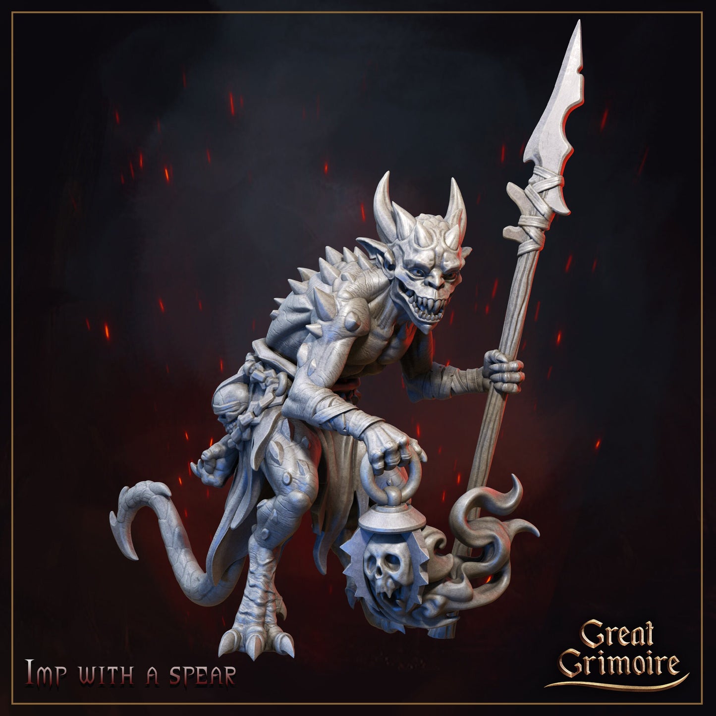 Mischievous Imps from "Burning Chaos" by Great Grimoire Miniatures