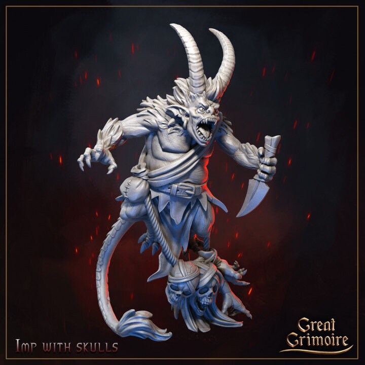 Mischievous Imps from "Burning Chaos" by Great Grimoire Miniatures
