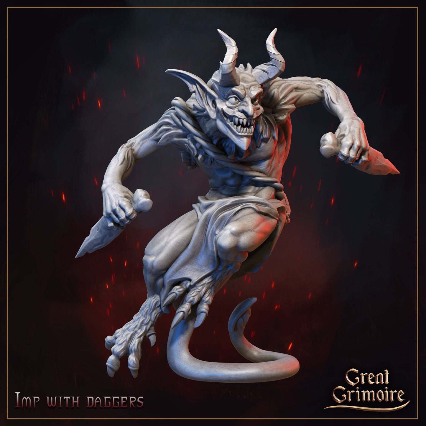 Mischievous Imps from "Burning Chaos" by Great Grimoire Miniatures